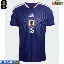 Japan Daichi Kamada #15 Heimtrikot EM 2024 Kurzarm